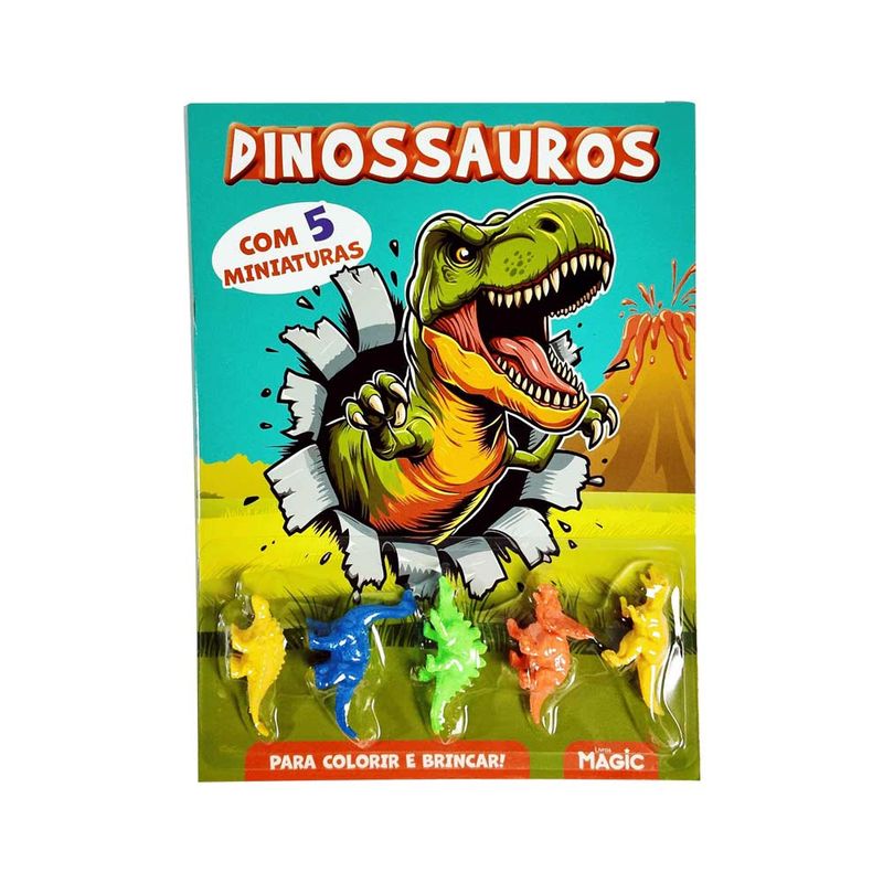 750012 Livro Dinossauros Com 5 Miniaturas Magic.jpg